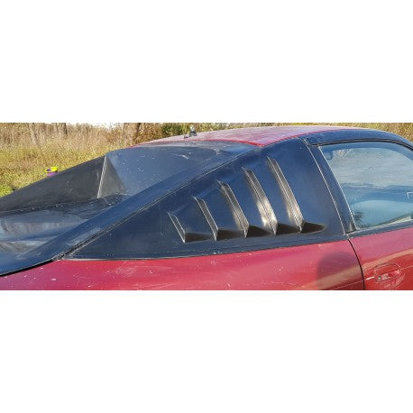Nissan Silvia S13 200sx window louvers laterali posteriori NO2