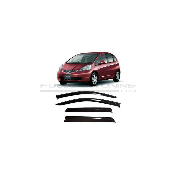 Frangivento Anteriore e Posteriore Mugen Style 5 Porte Smoke Plastica Honda Jazz GK