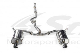 Subaru Forester XT 2.5L T SH/SJ 2008- exhaust Cat-back (scarico centrale + Terminale) Q300