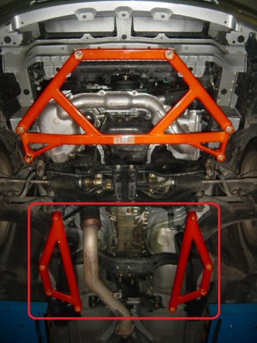Subaru Impreza WRX 01/- GDA Lower Side support brace L+R - em-power.it