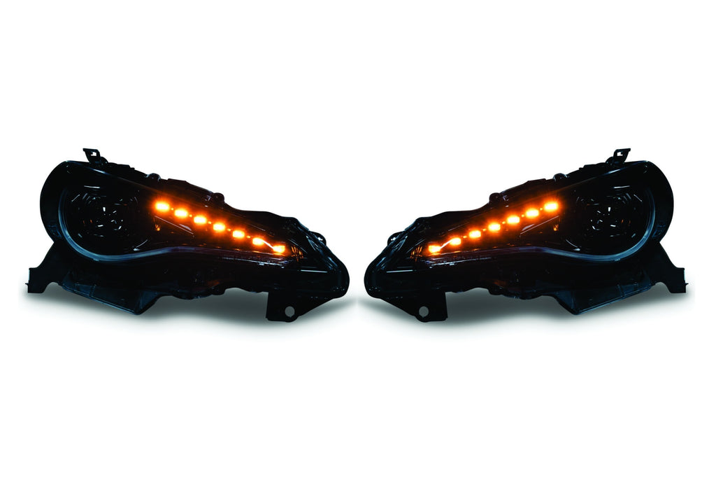 Fari Anteriori MORIMOTO XB LED FR-S / BRZ / GT86 dal modello 2012 al 2019 montano sia su faro xeno di serie sia su faro a LED di serie