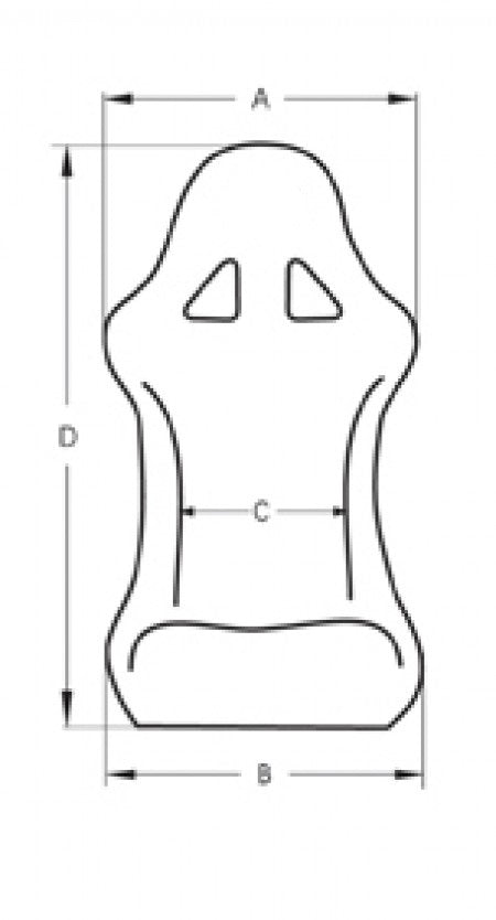 NRG Innovations Sedile Monoscocca Racing in Carbonio Medium (Universal) - em-power.it