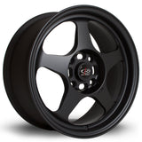 Cerchio in Lega Rota Slipstream 16x7 4x100 ET40 Flat Black