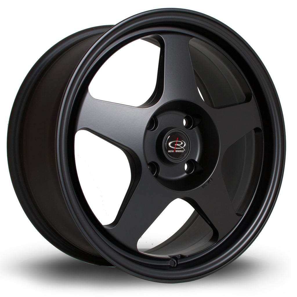 Cerchio in Lega Rota Slipstream 17x7.5 4x114.3 ET45 Flat Black