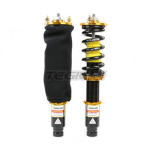 Carica l&#39;immagine nel visualizzatore di Gallery, TEGIWA COILOVER SUSPENSION SHOCK SOCKS COVERS MIXED SET 2x300MM &amp; 2x350MM