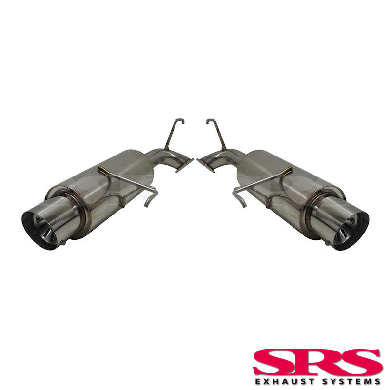 SRS Scarichi Axleback System doppio in acciaio inossidabile G55 (Accord 00-03 4dr Type R)