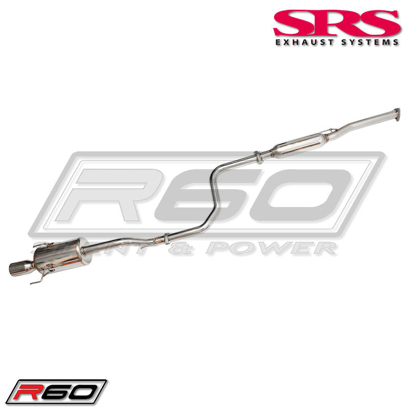 SRS Sistemi di scarico R60 Catback System TÜV (Civic 91-01 EG EJ 2/4dr)