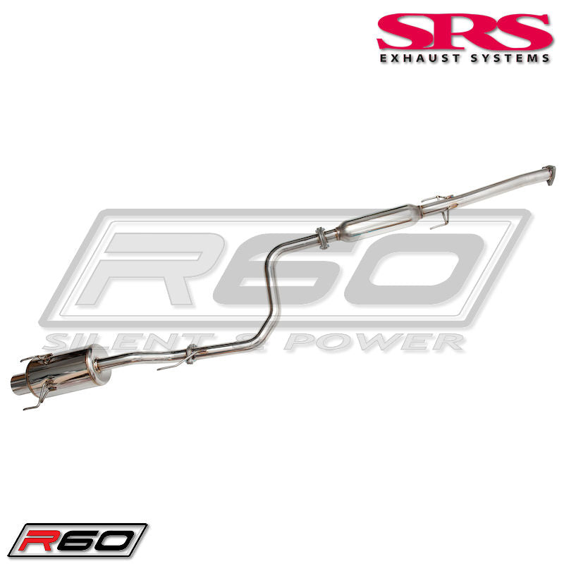 SRS Sistemi di scarico R60 Catback System TÜV (Civic 95-01 EJ EK 3dr)