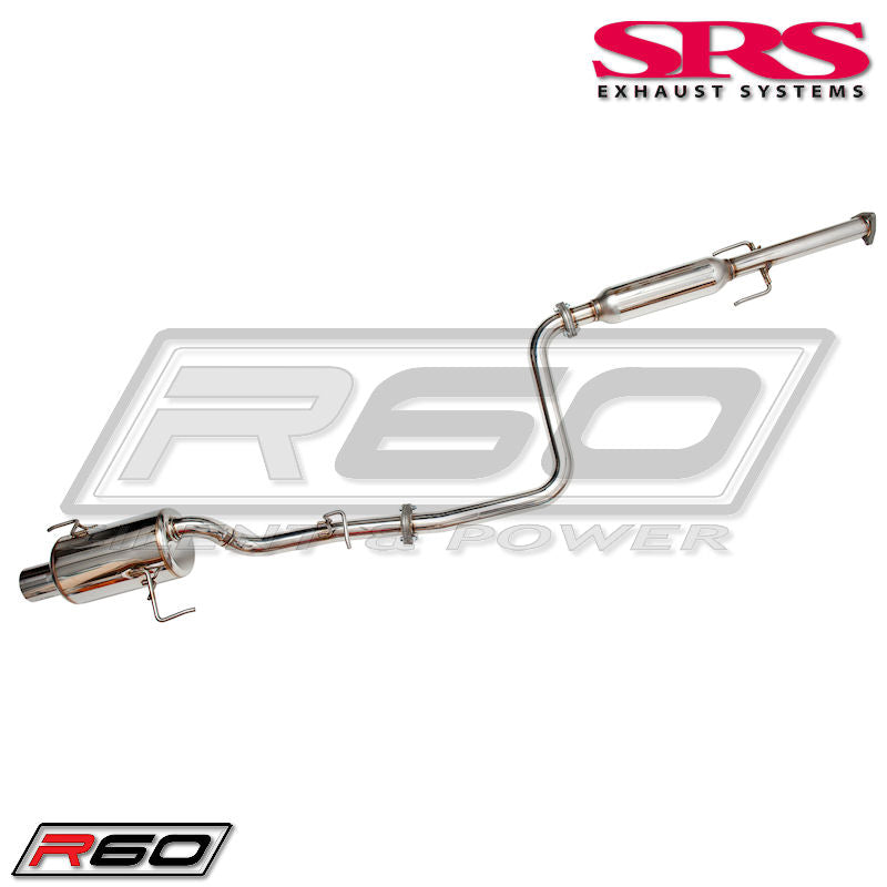SRS Sistemi di scarico R60 Catback System TÜV (Prelude 92-96)