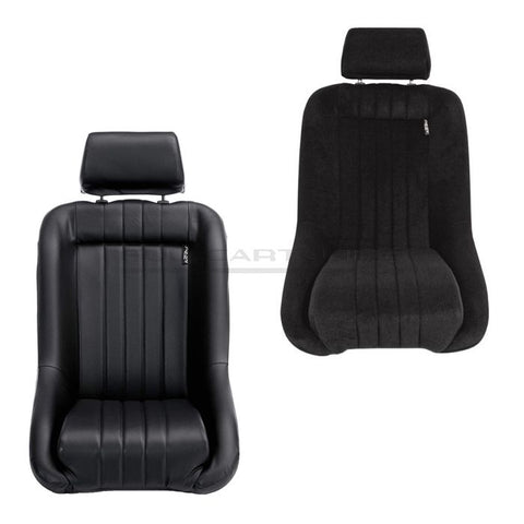 Sedile Sportivo Fisso Classic Style con Poggiatesta Nero