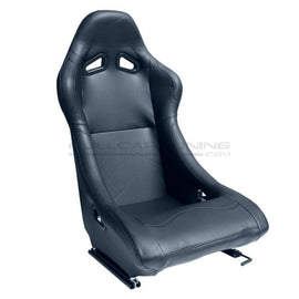 Sedile Sportivo Fisso BW Style Nero Pelle Sintetica
