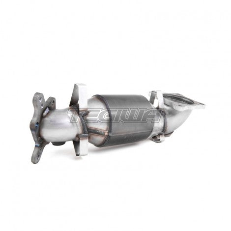 MILLTEK CAST DOWNPIPE WITH HJS HIGH FLOW SPORTS CAT HONDA CIVIC TYPE R FK8 17+ - em-power.it