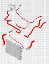 Carica l&#39;immagine nel visualizzatore di Gallery, Ford Fiesta MK6 Facelift ST150 Kit tubi silicone coolant