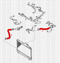 Carica l&#39;immagine nel visualizzatore di Gallery, Toyota Celica GT4 ST205 Kit tubi silicone radiatore