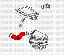 Toyota Celica GT4 ST205 Kit tubi silicone Air intake
