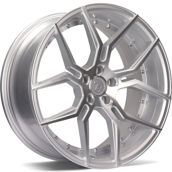 Cerchio in Lega 79WHEELS SV-D 20x9 ET25 5x112 SILVER POLISHED FACE