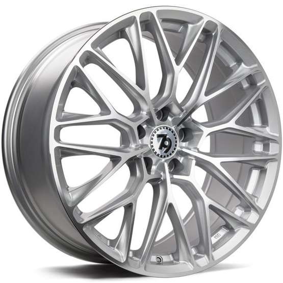 Cerchio in Lega 79WHEELS SV-P 19x8.5 ET30 5x120 SILVER POLISHED FACE