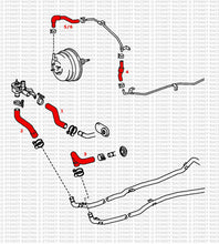 Carica l&#39;immagine nel visualizzatore di Gallery, Toyota MR2 SW20 RHD Kit tubi silicone impianto frenante