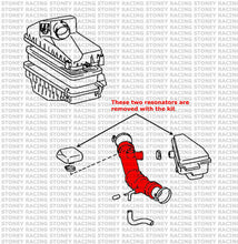 Carica l&#39;immagine nel visualizzatore di Gallery, Toyota MR2 SW20 NA Rev3-5 Kit tubi silicone Air intake