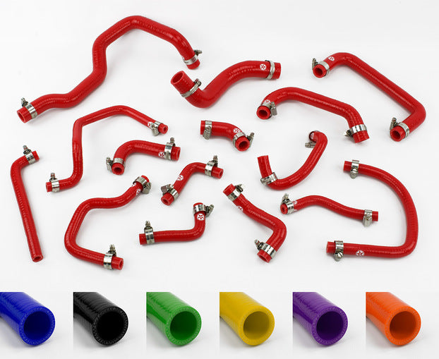 Toyota MR2 SW20 NA Rev1-2 Kit tubi silicone Ancillary Coolant & Breather