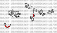 Carica l&#39;immagine nel visualizzatore di Gallery, Toyota MR2 SW20 Turbo Rev1-2 / Celica GT4 ST185 Kit tubi silicone raffreddamento olio &quot;Hose From Hell&quot;