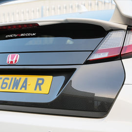 TEGIWA CORNICE TARGA POSTERIORE IN CARBONIO HONDA CIVIC TYPE R FK2 - em-power.it