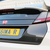 TEGIWA CORNICE TARGA POSTERIORE IN CARBONIO HONDA CIVIC TYPE R FK2
