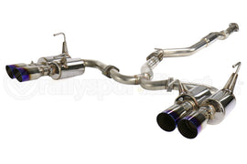 MXP Scarico Comp RS Cat Back Blue Burnt Tips Subaru WRX / STI 2015+ VA2