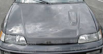 Honda Civic/Crx 88-91 D16 Seibon OEM Cofano in Carbonio