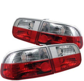 Fanali Posteriori Crystal Rossi/Clear (Civic 91-96 3dr) - em-power.it
