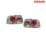 Sonar Fanali Posteriori Cromati (Civic 95-01 4dr) - em-power.it