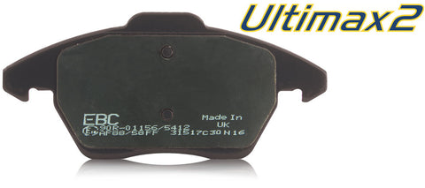 Pastiglie Freni EBC Ultimax Posteriore MITSUBISHI Eclipse Cross 1.5 Turbo Cv 163 dal 2018 al 2022 Pinza  Diametro disco 302mm