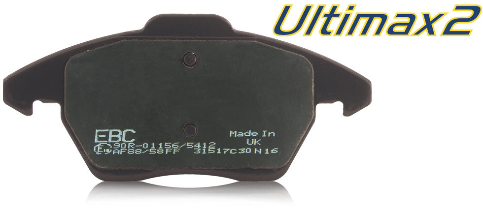 Pastiglie Freni EBC Ultimax Anteriore BMW i3 Electric Cv  dal 2013 al 2022 Pinza TRW Diametro disco 280mm