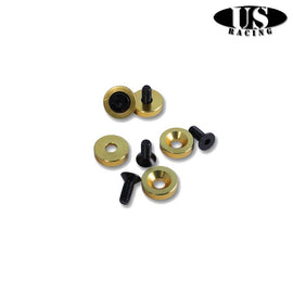 US-Racing Viteria in Ergal Fender Washers M6x20 Gold (Universal) - em-power.it