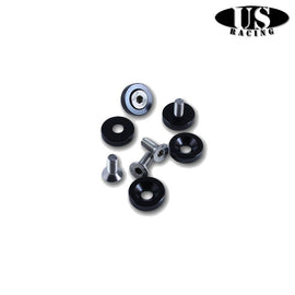 US-Racing Viteria in Ergal Fender Washers M6x20 Black (Universal) - em-power.it