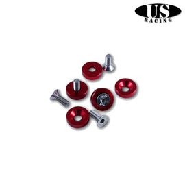 US-Racing Viteria in Ergal Fender Washers M6x20 Red (Universal) - em-power.it