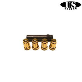 US-Racing OEM Tuner Dadi Ruote Round Conical Type M12x1.50 Gold (Universal) - em-power.it