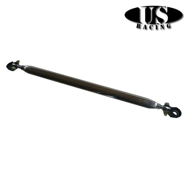 US-Racing Barra Duomi Posteriore Inferiore N-Style Polished (Civic 87-96/Civic 95-01 5dr/CRX/Del Sol/Integra) - em-power.it
