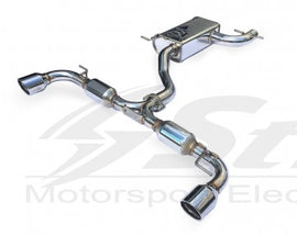 Volkswagen VW GOLF 6 Gti 2.0 TFSI Cat-back (scarico centrale + Terminale) Q300