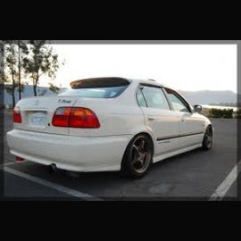 Aerodynamics Spoiler ABS lunotto posteriore (Civic 95-01 4dr)