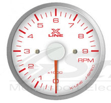 Carica l&#39;immagine nel visualizzatore di Gallery, X-Line Manometro Bianco  Tachometer - em-power.it