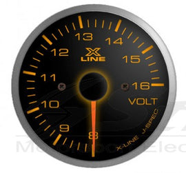 X-Line Manometro Nero  Voltmetro - em-power.it