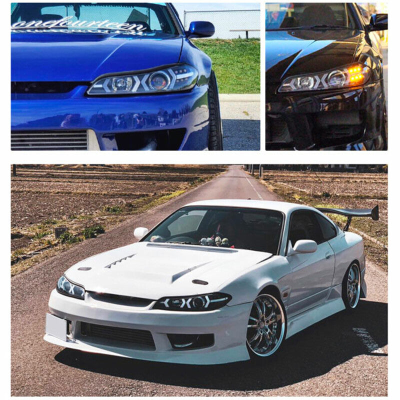 Navan LED 78Works Fari per Nissan Silvia S15