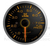 X-Line Manometro Smoke Amber LED Pressione benzina - em-power.it