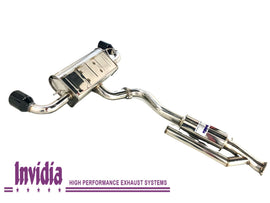 TOYOTA YARIS GR CATBACK INVIDIA Q300 BLACK TIP