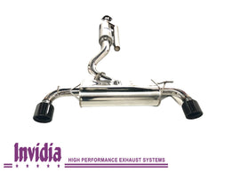 TOYOTA YARIS GR CATBACK INVIDIA Q300 BLACK TIP
