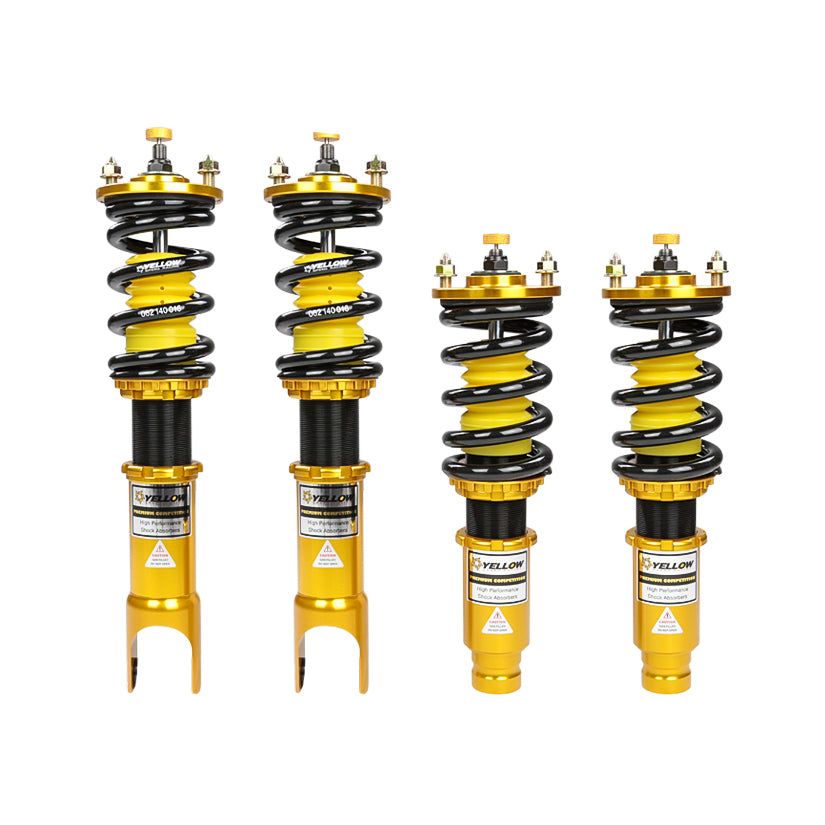Assetto Regolabile YELLOW SPEED RACING YSR PREMIUM COMPETITION COILOVERS HONDA CIVIC CRX 92-95FORK TYPE