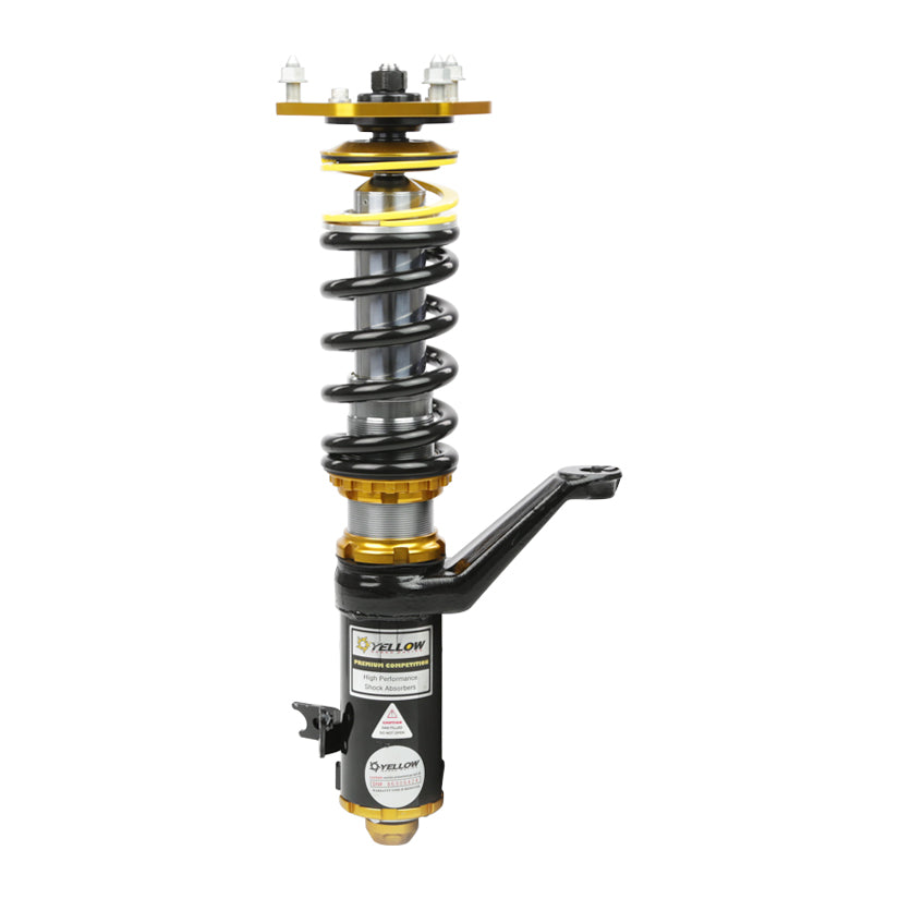 Assetto Regolabile YELLOW SPEED Racing YSR Premium Competition Inverted Front COILOVERS Honda Civic EP3 Spares - Complete Unit Right Side