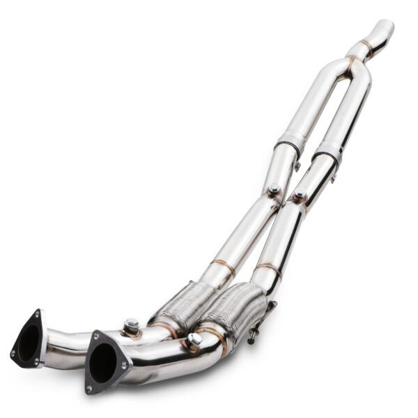 Downpipe di scarico Decat 2.5″ Volkswagen Golf MK5 R32 3.2 VR6 05-08